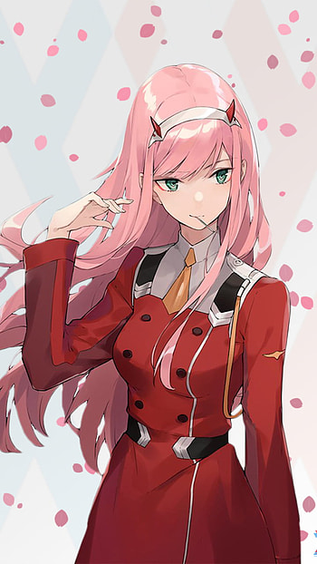 Zero Two Blossoms World, Zero Two (Darling in the FranXX), Anime, Darling in the FranXX HD phone wallpaper