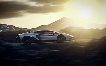 2022 Lamborghini Aventador LP 780, New gray, Aventador tuning HD wallpaper