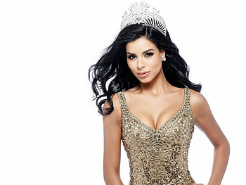 Rima Fakih Miss USA 2010 winner, sexy, teen, brunette, hot, cute HD wallpaper