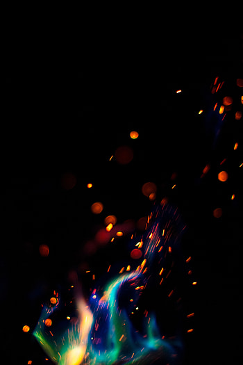 Fire, Dark, Glare, Sparks HD phone wallpaper