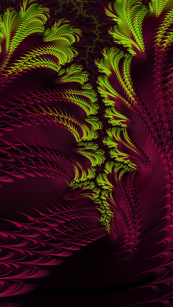 Trippy Psychedelic Fractal, Abstract, fractal HD phone wallpaper
