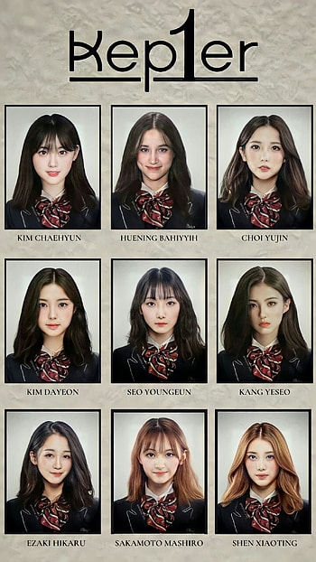 Kep1er K-pop girls, Girl group dynamics, Rising stars, Youthful energy HD phone wallpaper