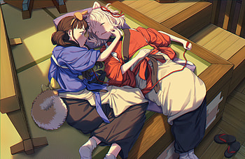 Chisato Nishikigi & Takina Inoue, Takina Inoue, Chisato Nishikigi, Anime, Lycoris Recoil HD wallpaper