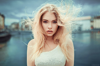 Unknown Model, babe, lady, model, blonde, woman HD wallpaper