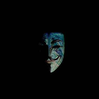 Mask, V for Vendetta, minimal HD phone wallpaper