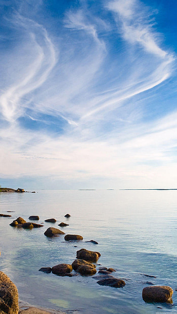 Samsung Galaxy S6 Sea And Sky Awesome HD phone wallpaper