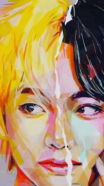 P O P, BTS Singer, art HD phone wallpaper