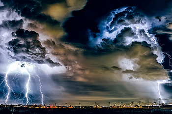Thunderstorm , resolution, R, Thunder HD wallpaper