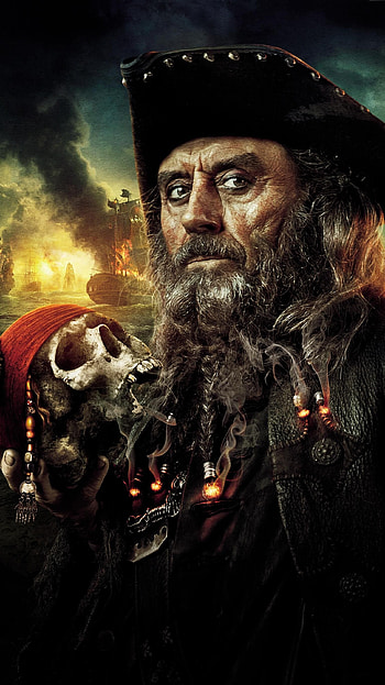 Pirates of the Caribbean, Stranger Tides, , Blackbeard HD phone wallpaper