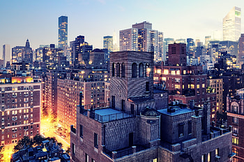 Cities, Night, Twilight, Building, Lights, Dusk, New York HD wallpaper