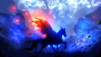 Creative Graphics / Pegasus . Pegasus, Guardian, Space, Stars HD wallpaper