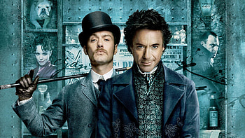 Jude Law, Watson, Sherlock Holmes HD wallpaper