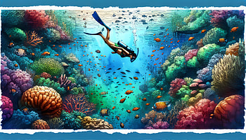 Vibrant Coral Reef Snorkeling Adventure, snorkeling, scuba diving, underwater, coral reef, sea life HD wallpaper
