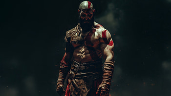 Kratos Father And Warrior, kratos, god-of-war, games, ps-games, artwork, artist, digital-art, ai, video-games HD wallpaper