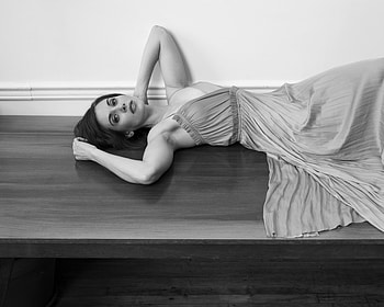 Alison Brie , alison-brie, celebrities, girls, monochrome, black-and-white HD wallpaper