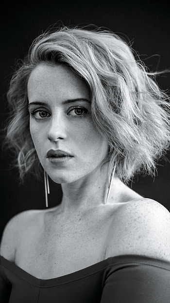 Claire Foy, Movies, Monochrome, Sony Xperia HD phone wallpaper