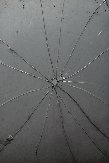 Miscellanea, Miscellaneous, Glass, Bw, Chb, Crack, Shards, Smithereens, Broken HD phone wallpaper