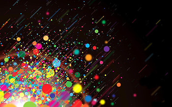 Abstract Color Art Black Background For HD wallpaper