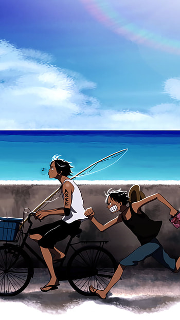 Monkey D. Luffy, Portgas D. Ace, Anime, One Piece HD phone wallpaper