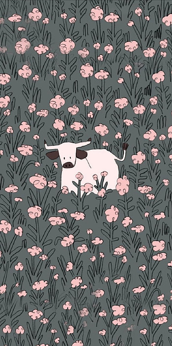 Cow, cute HD phone wallpaper