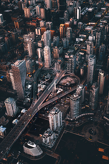 Cities, Architecture, City, View From Above, Canada, Vancouver HD phone wallpaper