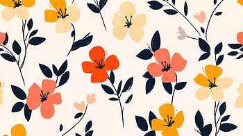 Vibrant Floral Pattern: Ultra, flower, floral pattern, illustration, design, nature HD wallpaper