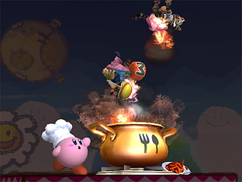 Chef Kirby, cooking, video games, funny, kirby, chef HD wallpaper