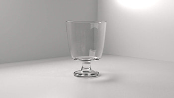 Glass goblet 3D, Model by Unos, Exquisite design, Goblet glass HD wallpaper
