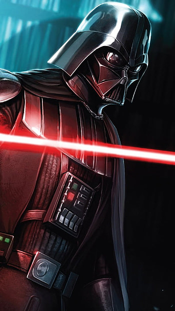 Darth Vader, Lightsaber HD phone wallpaper