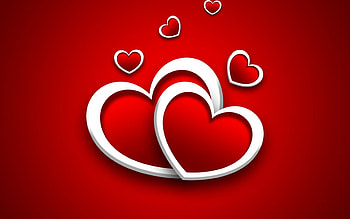 Heart , Vibrant colors, Heart-shaped, High-definition HD wallpaper