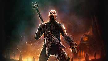 Bald Man With Guitar, artist, artwork, digital-art HD wallpaper