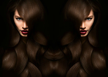 Beauty, black, model, girl, woman, collage, lindsay adler, face, hair HD wallpaper