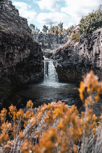 Landscape, Nature, Water, Rocks, Waterfall HD phone wallpaper