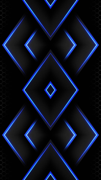 ewrwerw, digital, tech, electric blue, new, amoled, art, neon, future, design, black, geometric, abstract HD phone wallpaper