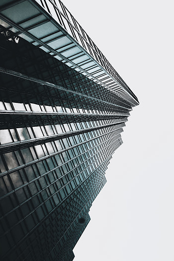 Architecture, Skyscraper, Building, Miscellanea, Miscellaneous, Facade, Bottom View HD phone wallpaper