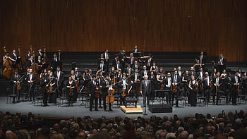 World-renowned orchestra, Barenboim conductor, Salzburg festival, Musical mastery HD wallpaper