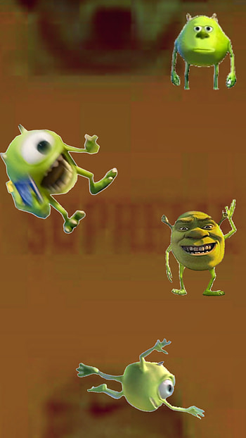 Mike Wazowski, meme, funny HD phone wallpaper