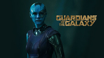 Nebula, Marvel comics, Blue-skinned alien, Villainess character HD wallpaper