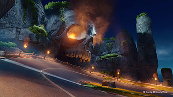 Disney Speedstorm : Skull Mountain Track, video game, Disney Speedstorm HD wallpaper
