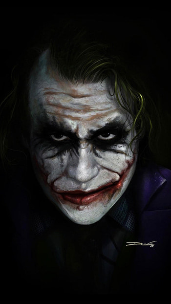 Joker, Evil Face HD phone wallpaper