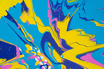 Abstract, Multicolored, Motley, Paint, Liquid, Fluid Art HD wallpaper