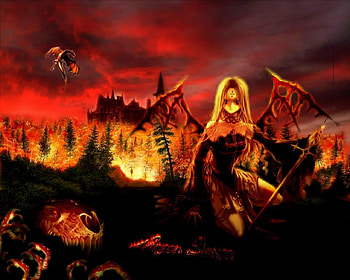 Full Destruction, destruction, wings, anime, medieval, dragon slayer HD wallpaper