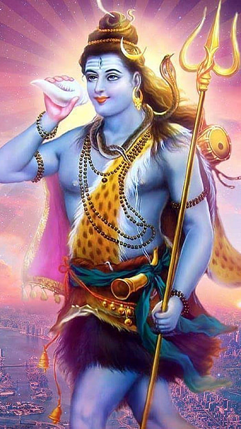 Bholenath Ki , Purple Background, shambho HD phone wallpaper