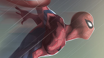 Spider Man With Captain Shield, spiderman, superheroes, artwork, digital-art, behance HD wallpaper