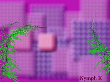 Leaves in pink mist, leaves, abstract, pink background, modern art HD wallpaper