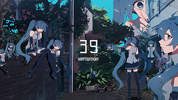 Hatsune Miku, Anime, Vocaloid HD wallpaper