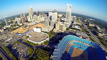 Charlotte City , Skyline, Urban, Backgrounds HD wallpaper
