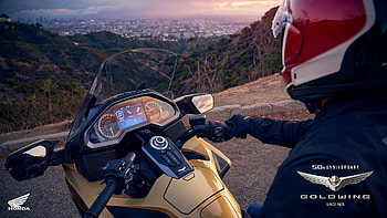 25YM Honda GL 1800 Gold Wing 50th Anniversary, since 1975, vehicle, motorcycle, Honda, 25YM Honda GL 1800 Gold Wing HD wallpaper