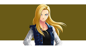 Beautiful, anime girl, Android 18, Dragan Ball HD wallpaper