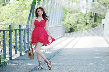 asian, woman HD wallpaper